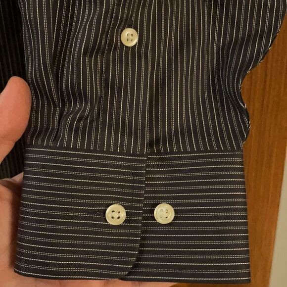 Men’s Striped Dress Shirt - Picture 5 of 6